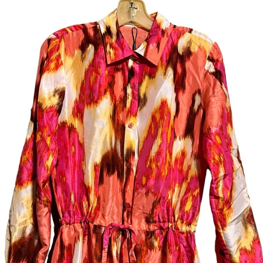 Calvin Klein 100%‎ Silk Dress nwt - Picture 2 of 6